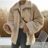 Buttoned Teddy Sherpa Jacket
