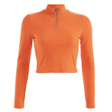 Neon Orange Turtleneck