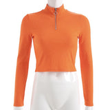 Neon Orange Turtleneck