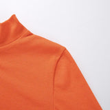 Neon Orange Turtleneck
