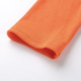 Neon Orange Turtleneck