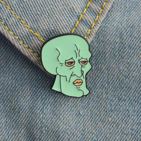 Handsome Squidward Pin