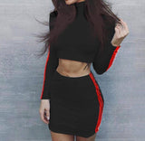KILL BILL TWO PIECE LONG SLEEVE SHIRT AND SKIRT