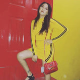 KILL BILL TWO PIECE LONG SLEEVE SHIRT AND SKIRT