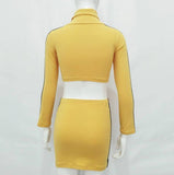 KILL BILL TWO PIECE LONG SLEEVE SHIRT AND SKIRT