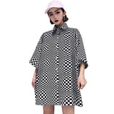 Oversized LSD Checkered Shirt