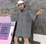 Oversized LSD Checkered Shirt