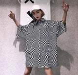 Oversized LSD Checkered Shirt