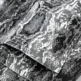 Snake Print Straight Trousers