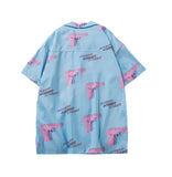 Toy Gun Printed Button Up Bahama Shirt