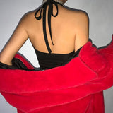 Black Angel Halter Top