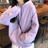 Oversized Strawberry Hoodie