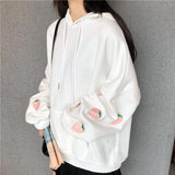 Oversized Strawberry Hoodie
