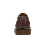 Leather Low Top Marten Boots