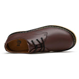 Leather Low Top Marten Boots