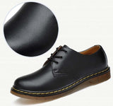 Leather Low Top Marten Boots