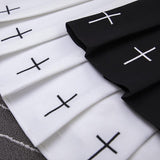Embroidered Pleated Cross Skirt