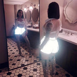 3M Reflective High Waisted Shorts