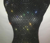 Crystal Embroidered Meshed Top