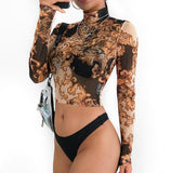 Art Deco Mesh Shirt