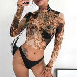 Art Deco Mesh Shirt