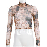 Art Deco Mesh Shirt