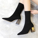 Sleek Sock Boots