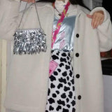 Vegan Fur Milk Skirt