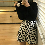 Vegan Fur Milk Skirt