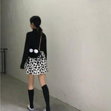 Vegan Fur Milk Skirt