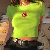 Ying Yang Ribbed Sport Top