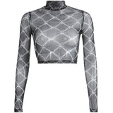 Barbed Wired Meshed Top