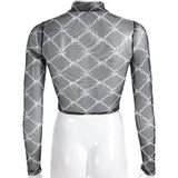 Barbed Wired Meshed Top