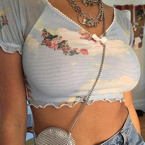 Heaven Cropped Top