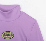 "Sick Sad World" Mock Turtleneck Crop Top