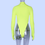 Rib High Rise Bodysuit