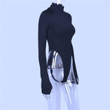 Rib High Rise Bodysuit