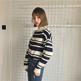 Vintage Striped Knitted Sweater