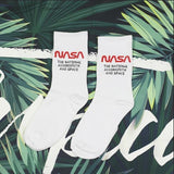 NASA Embroidered Space Socks
