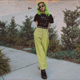 High Waisted Skater Pants
