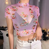 Super Sweet Puppy Mesh Top