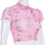 Super Sweet Puppy Mesh Top