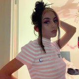 "Cute" Knit Striped Top