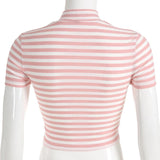 "Cute" Knit Striped Top