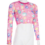 Anime Bling Mesh Top