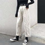 High Waist Cropped Jeans