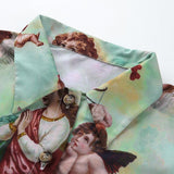 Angel Button Up Shirt