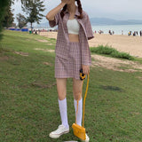 Clueless Plaid Two Piece