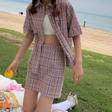 Clueless Plaid Two Piece