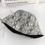Snake Print Bucket Hat
